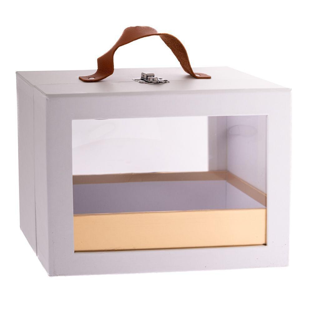 SCATOLA CARTA ORO BIANCO 22X10X16CM